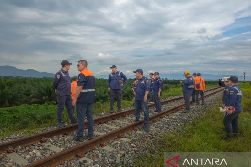 KAI Sumut Cek Jalur Kereta Rantauprapat Baru-Aek Nabara
