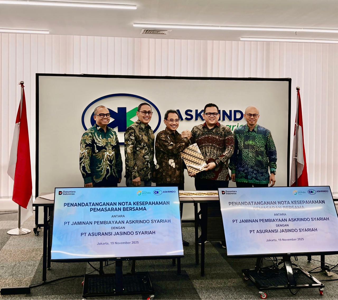 Jasindo Syariah dan Askrindo Syariah Jalin Kerja Sama Pemasaran