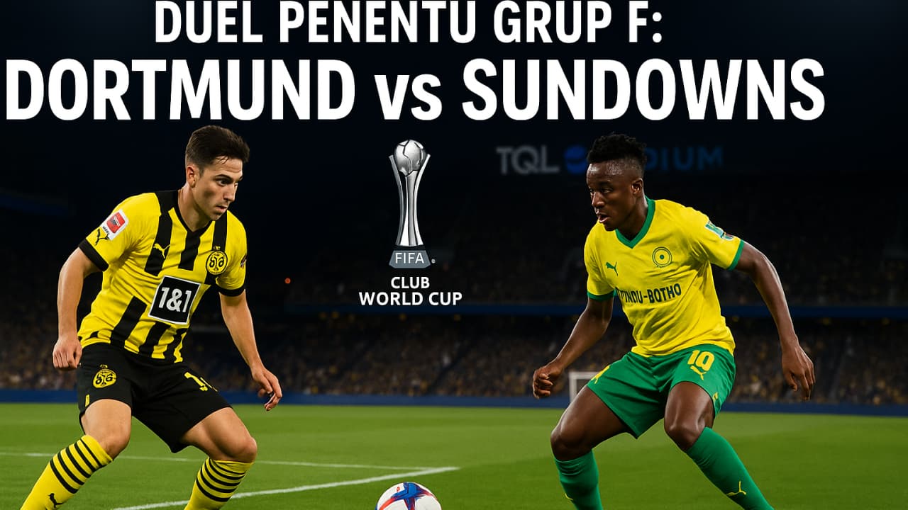 Borussia Dortmund Siap Tempur Lawan Sundowns di Laga Penentu Grup F