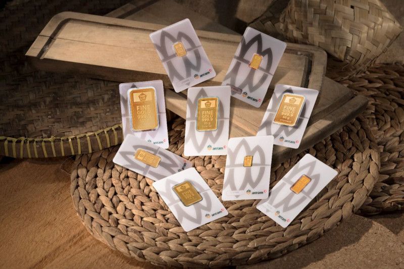 Harga Emas Antam Stabil Kembali di Akhir Pekan