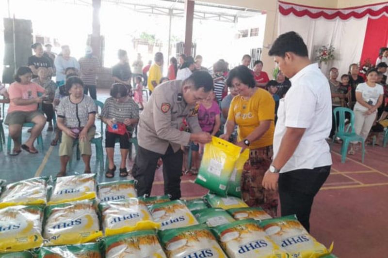 Gerakan Pangan Murah Polda Sulut Kirim 973.325 Kg Beras