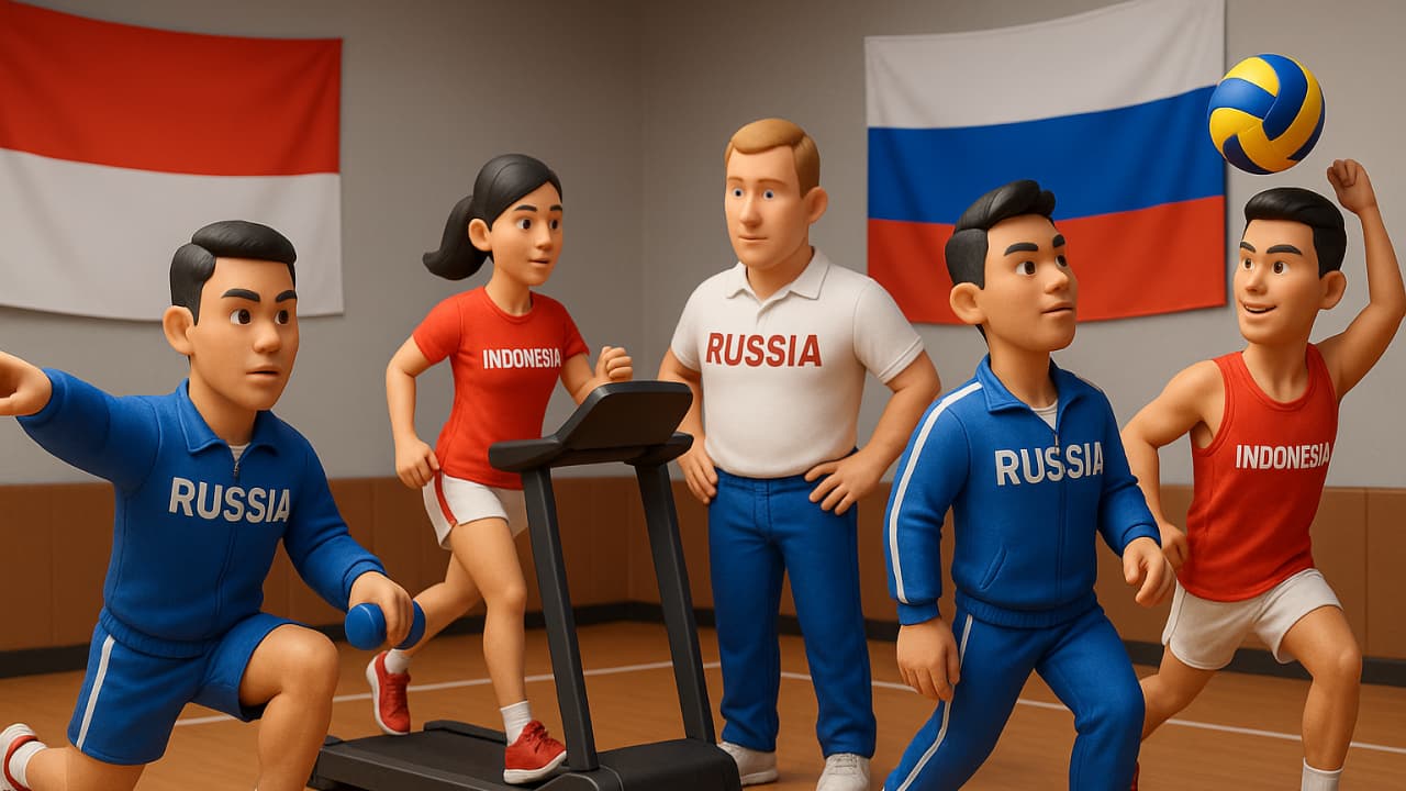 Indonesia-Rusia Jalin Kerjasama Strategis Bina Atlet Muda
