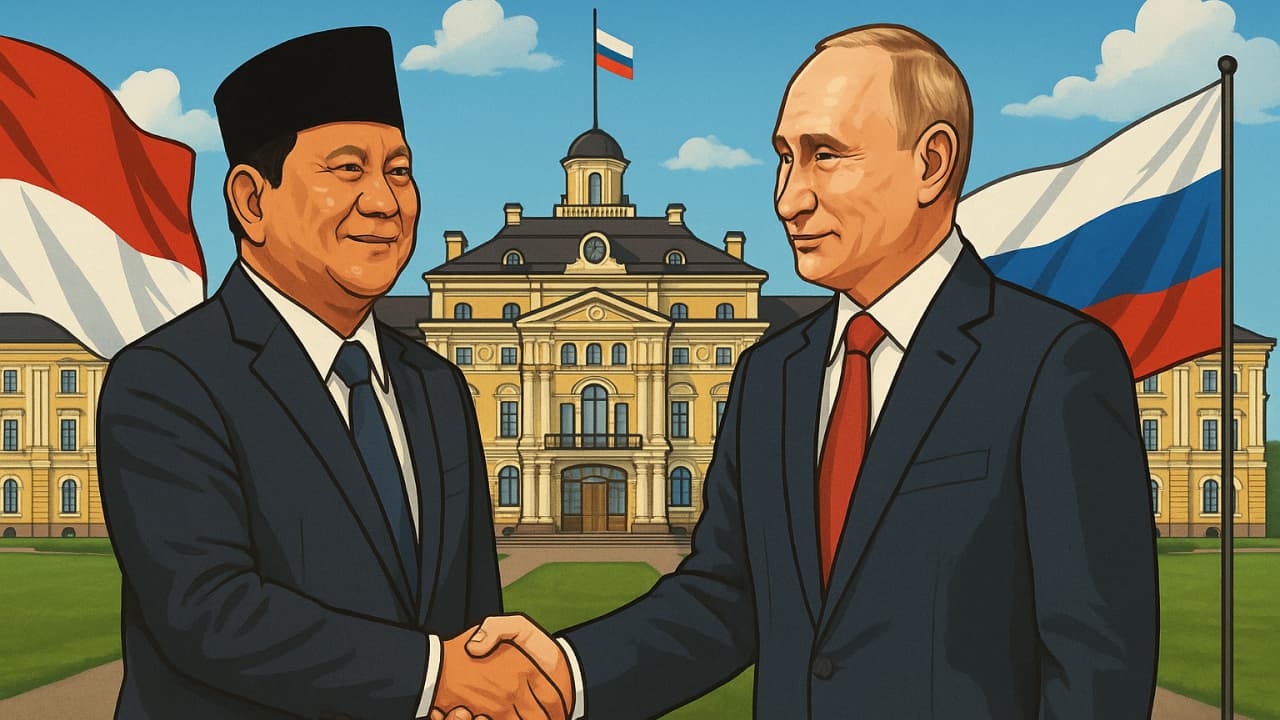 Presiden Prabowo Tiba di Rusia Bahas Investasi Infrastruktur Strategis