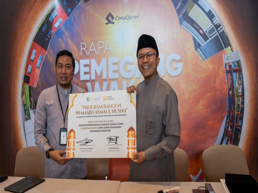 CQF Mulai Proyek Pembangunan 99 Masjid Asmaul Husna