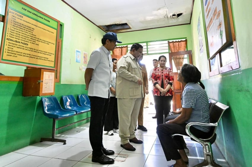 Prabowo Temukan Puskesmas Miangas Tak Pernah Diperbaiki
