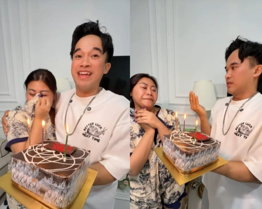 Boiyen Rayakan Ultah Sambil Menangis karena Suami Terlibat Kasus