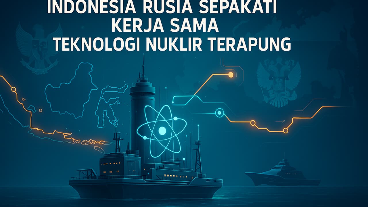 Indonesia Rusia Sepakati Kerja Sama Teknologi Nuklir Terapung